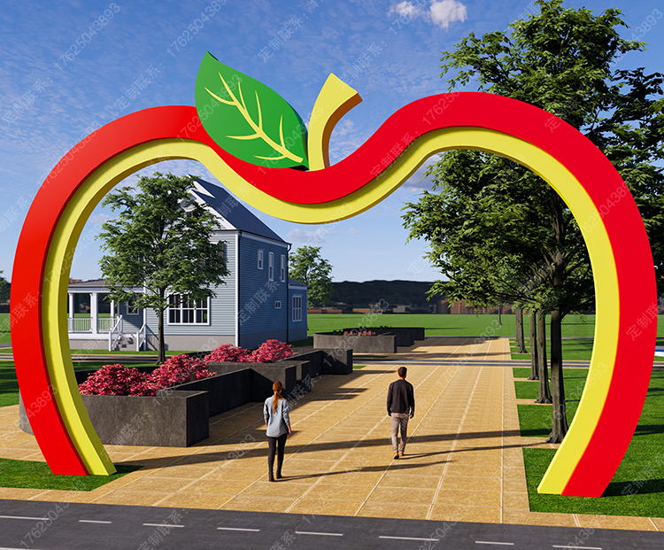 農(nóng)業(yè)示范園路口龍門(mén)架