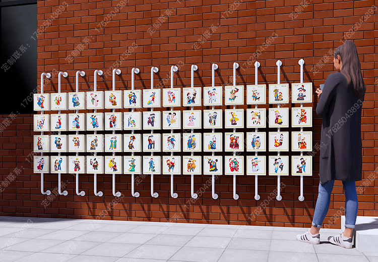 學(xué)校互動(dòng)翻轉(zhuǎn)牌掛墻翻翻樂